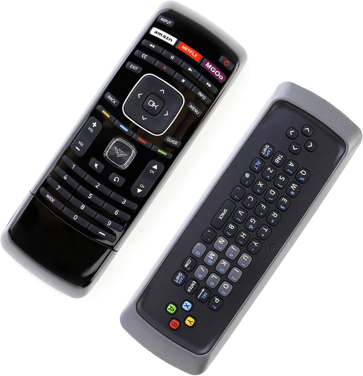 XRT302 Replace Remote for VIZIO Smart LCD LED TV with Dual Side Keyboard, Multiple Models