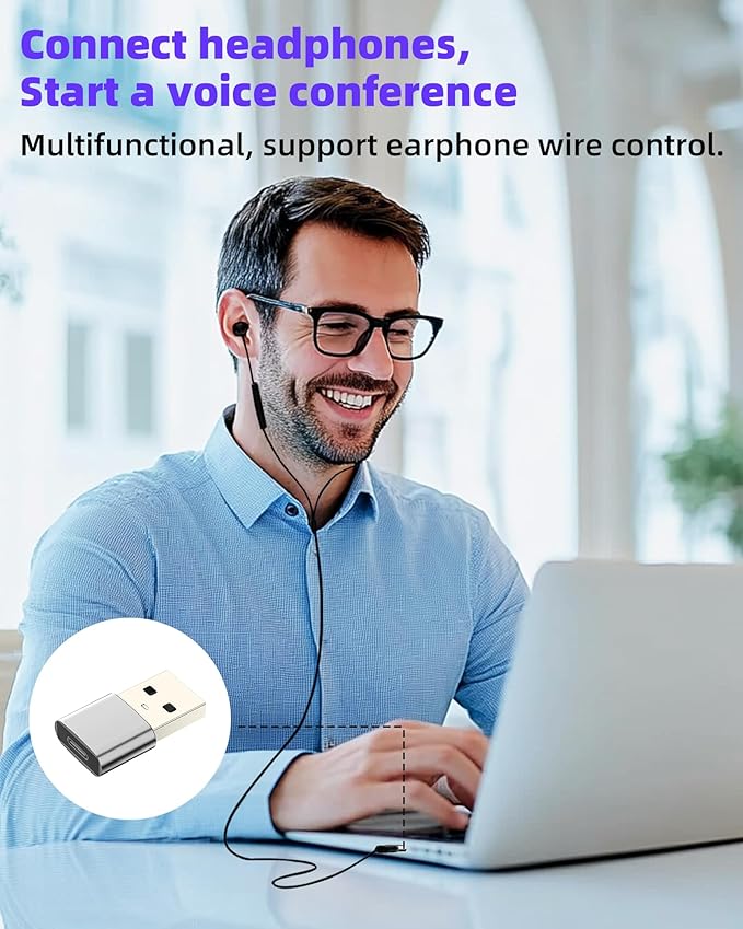 USB C Female to USB Male Adapter for iPhone 16 Cable Compatible for Samsung for iPad Connector Type C Data Transfer Converter Extension USB-A Plug Charger Adaptor Notebook Computer Power Accessories