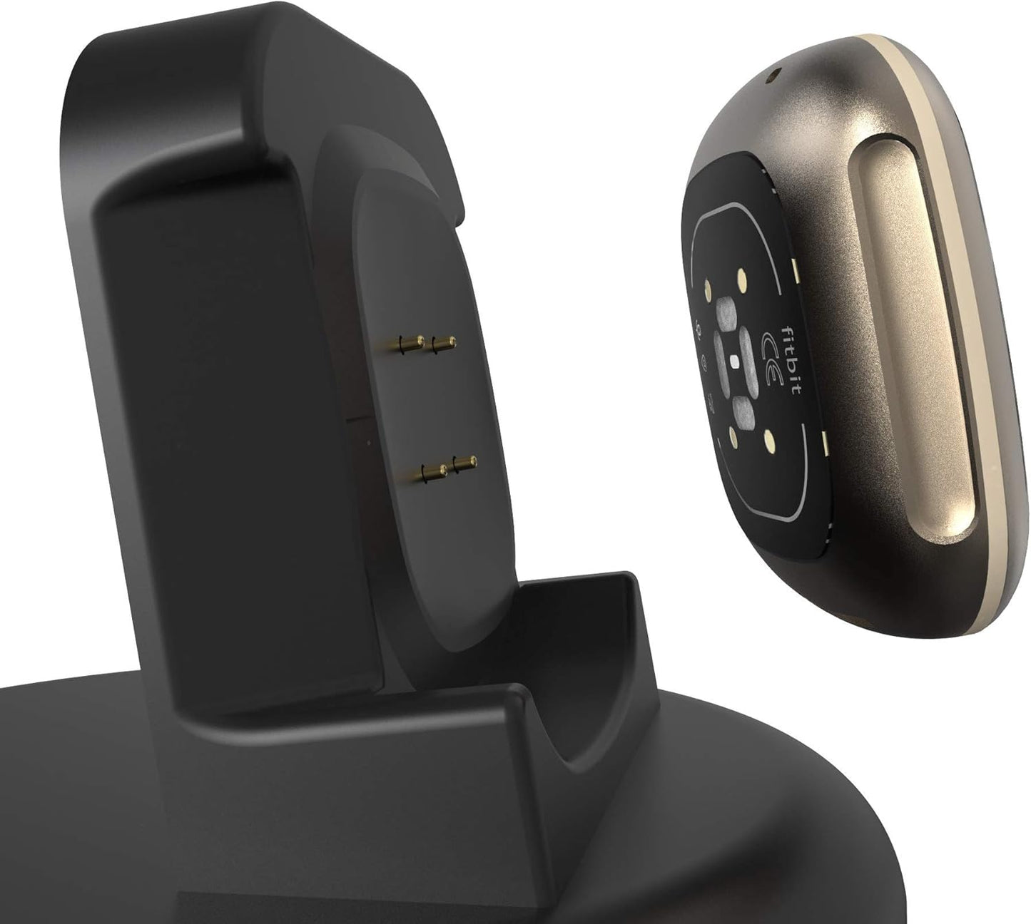 Replacement Charger Compatible with Fitbit Sense 2/Versa 3/Versa 4 Charger Dock Non-Slip Cradle Stand 3.3ft/1M Charging
