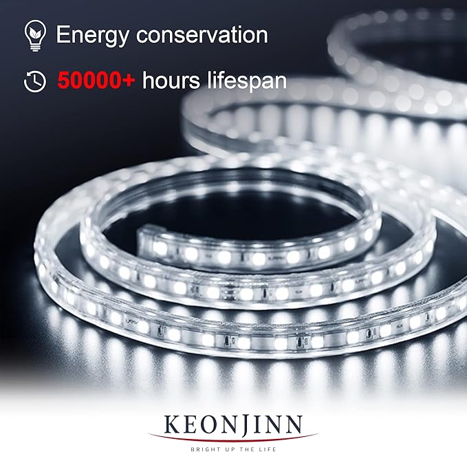 Keonjinn LED Mirror for Bathoom 20 x 28 Inch, Bathroom Mirror with Front Lights, Shatter-Proof Tempered Glass, UL-Listed LED Driver, Anti-Fog, Dimmale 6000K, Easy Installation(Horizontal/Vertical)