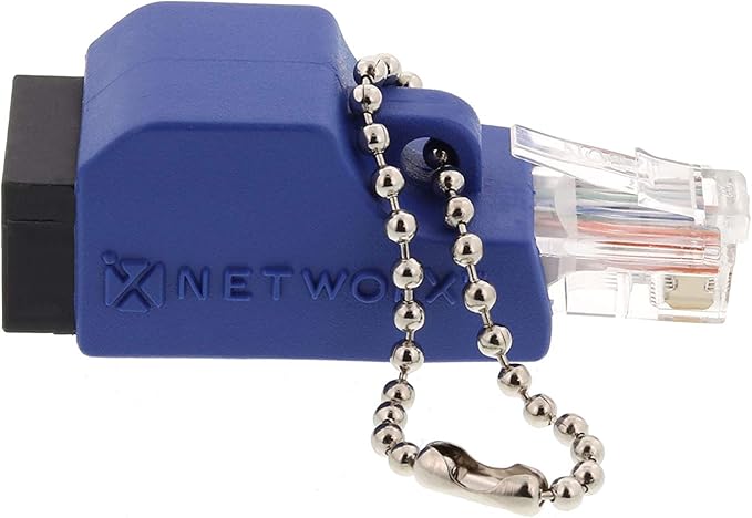 Networx Console Rollover Adapter - RJ45 Serial Management Tool - Connects Laptop to Network Switch Console Ports - Yost Serial Standard