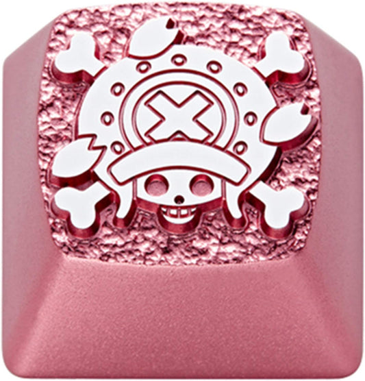 ZOMOPLUS Custom Anime Keycap, 1pc Anime Flag Keycap for Mechanical Keyboard, Suitable for Cherry Gateron Switches (Pink)