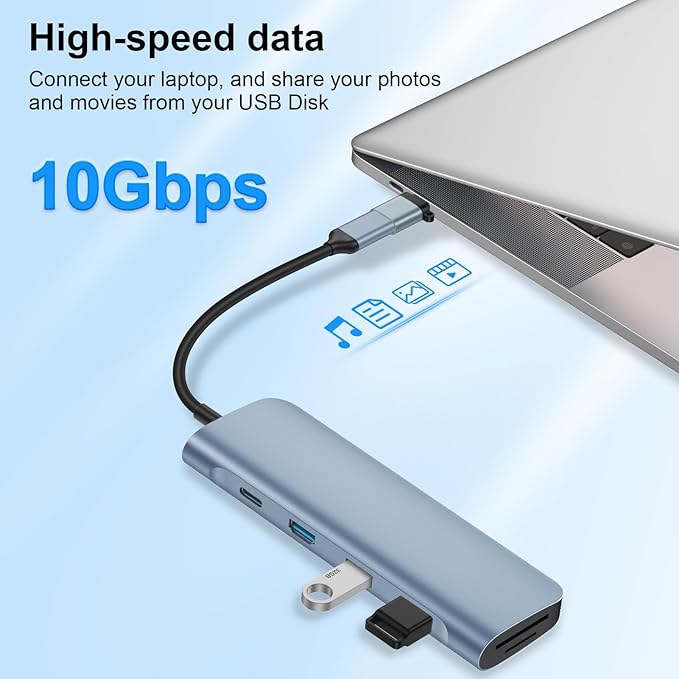 USB C to USB Adapter,5Pack USB C Male to A Female OTG Adapter for iPhone 17 Pro Max 17 Pro 17 Plus Air 16e 16 Pro Max 16 Pro 16 Plus 16 15 Pro,Mac Book, iPad,Samsung Galaxy