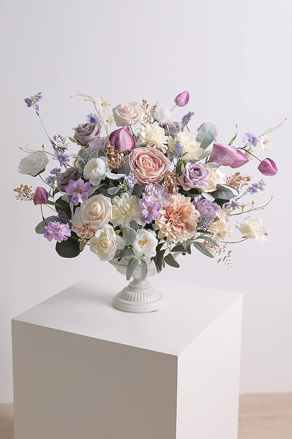 Artificial Flowers Combo for DIY Centerpieces Arrangements Wedding Bouquets Centerpieces Arrangements Party Baby Shower Home Decorations
