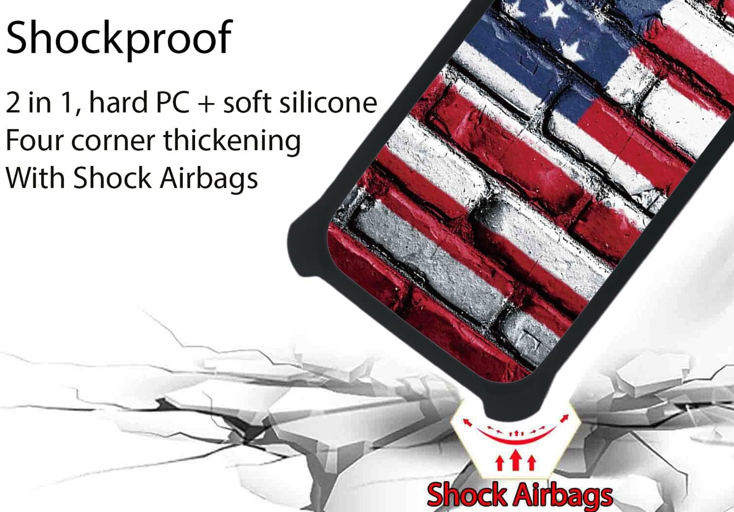 jioeuinly Revvl V+Plus 5G Case with Tempered Glass Screen Protector, Luminous Effect - YGH-GQ