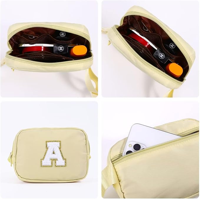 YOOLIFE Fanny Packs - Crossbody Belt Bags for Women, Khaki, Small Sling Bags for Travel & Gifts