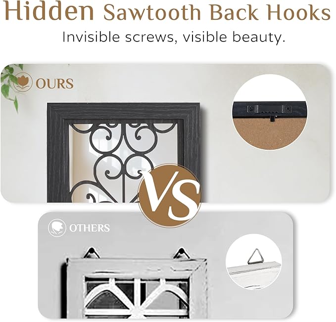 Gothic Candle Sconces Mirror Wall Decor - Black Halloween Art Mirrored Wall Candle Holder Decorative Set of Two Wood Vintage Small Hanging Shelves for Farmhouse Living Room Kitchen Bedroom