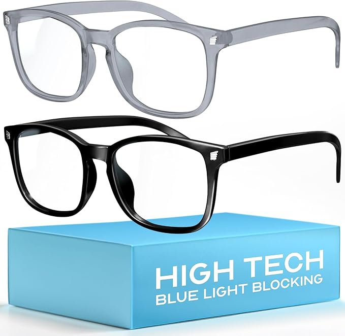 livho High Tech Blue Light Glasses - Advanced Blue Light Blocking Computer Glasses - Screen Fatigue & UV Protection