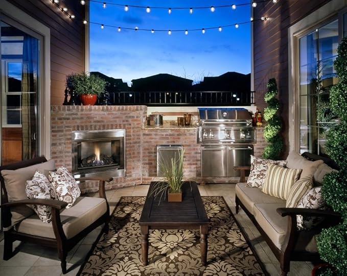 Lampat String Lights, LED 25 Light Bulbs 25Ft G40 Globe String Lights with Bulbs-UL Listd for Indoor/Outdoor Commercial Decor