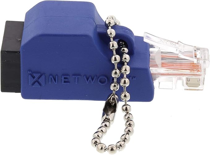 Networx Gigabit RJ45 Loopback Tester - 10/100/1000Base-T Network Port Validator - Ethernet Diagnostic Tool for Switches and Server NICs