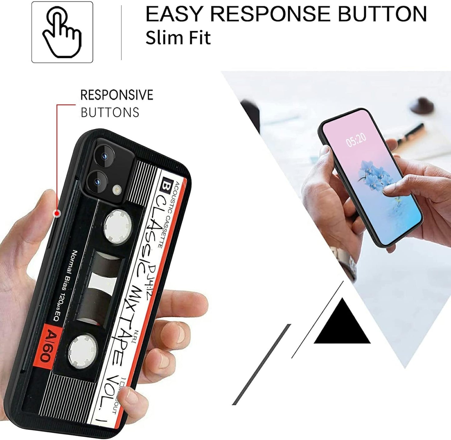 Rossy for Moto G Stylus 5G 2023 Case [Not fit 5G 2022] Slim Soft TPU Silicone Shockproof Protective Cover with Retro