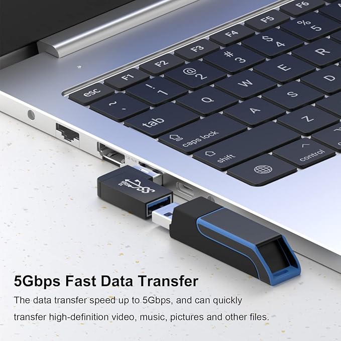 90 Degree USB 3.0 Adapter (4 Pack), Vertical Up and Down Angle, Horizontal Left and Right Angle USB Male to Female Extender Connector