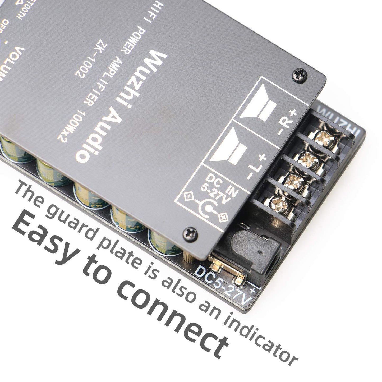 ZK-1002 Bluetooth Amplifier Board with TPA3116D2 Chip - Bluetooth and AUX Input, DC: 5-24V