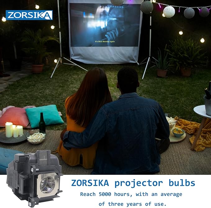 ELPLP78/V13H010L78 Replacement Projector Lamp with Housing for Epson PowerLite Home Cinema 2000/2030/2040/2045, 730HD/740HD, EX7230/EX7235/EX5220/EX3220 - High Brightness Bulb