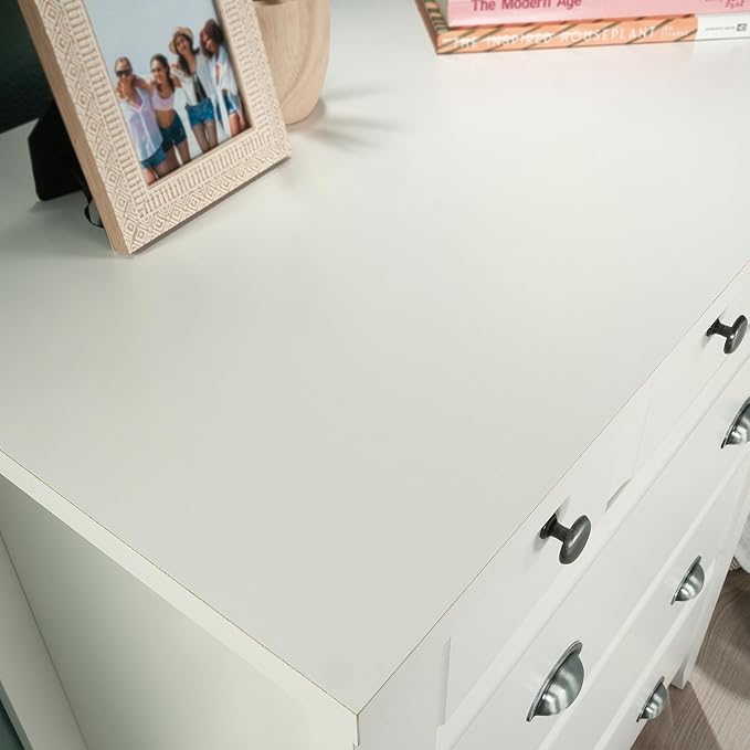 Sauder Shoal Creek Bedroom 4-Drawer Chest, in Soft White finish