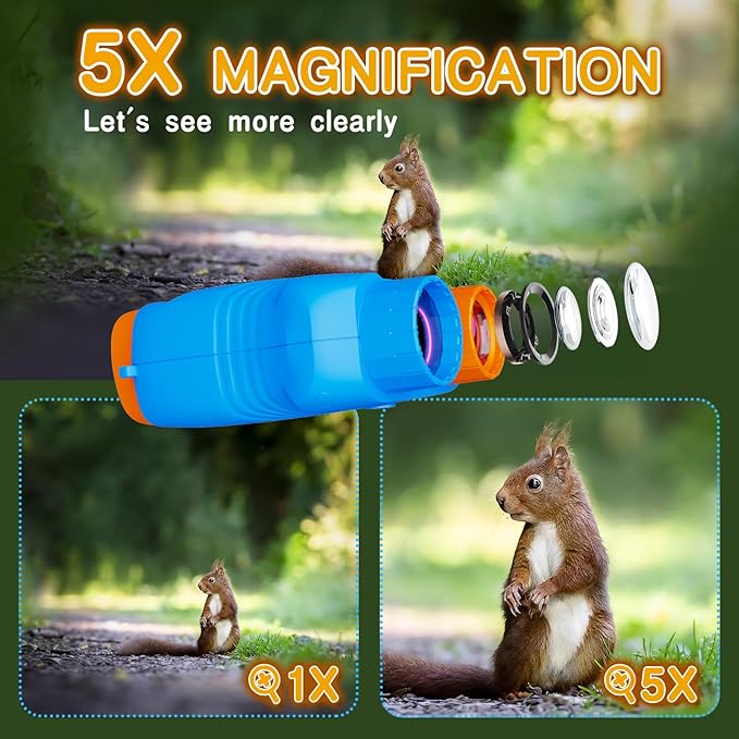 Night Vision Goggles for Kids Gifts with 32GB Card,Birthday Ideas Present 5X Zoom Kids Camera Night Vision Binoculars