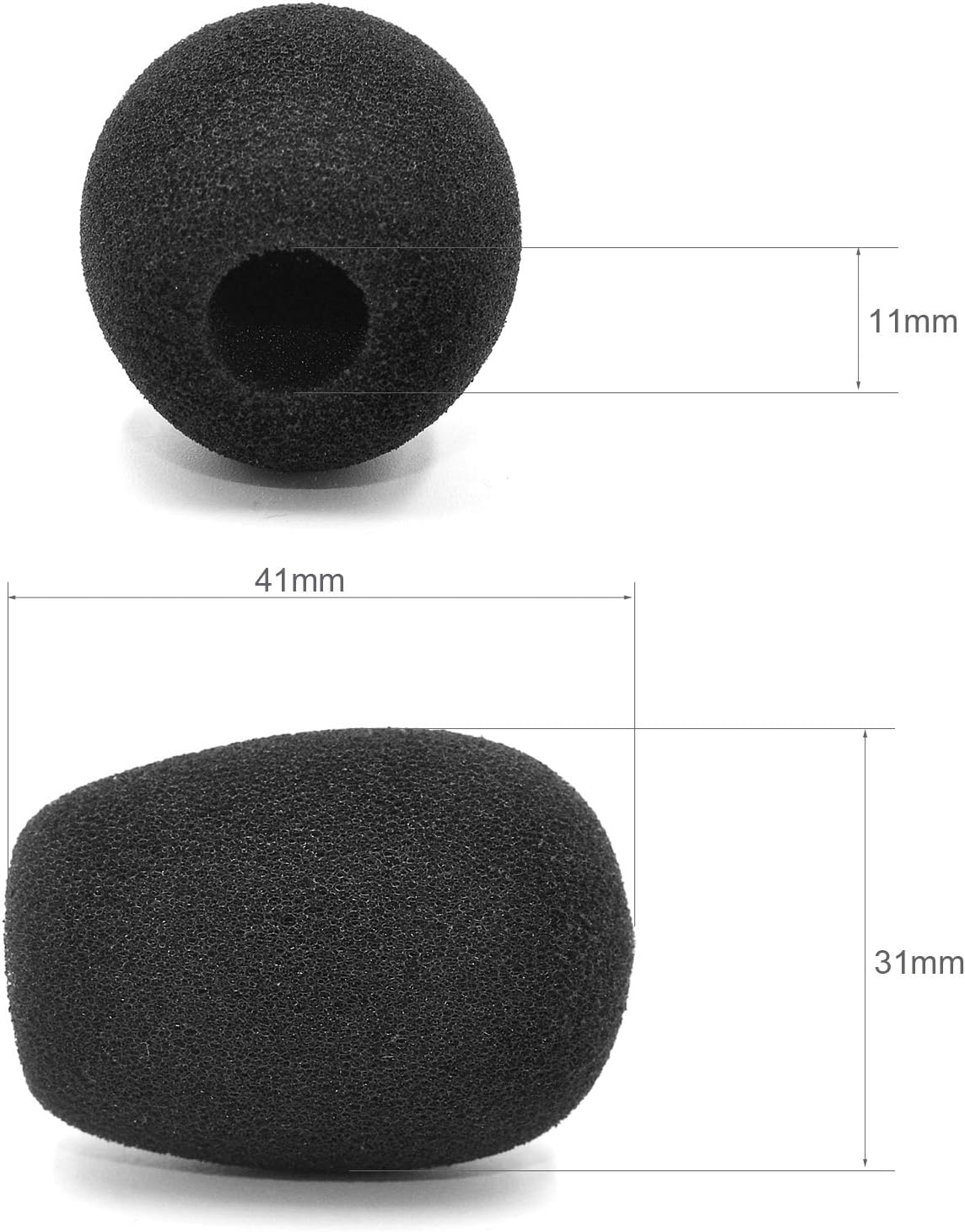 Zulu Ear Pads Soft Leather Replacement Earpads Cover/Mic Muff for Zulu, Zulu.2, Zulu PFX, Sierra Aviation Headsets