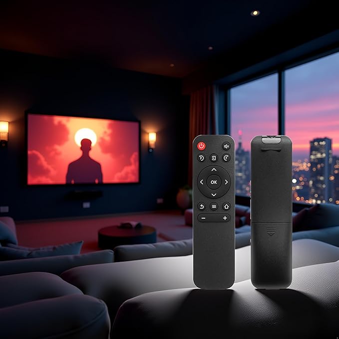 P61 Replacement mini Projector Remote Compatible with Wimius P61 Mini Projector Remote Control (P61 Remote Control)