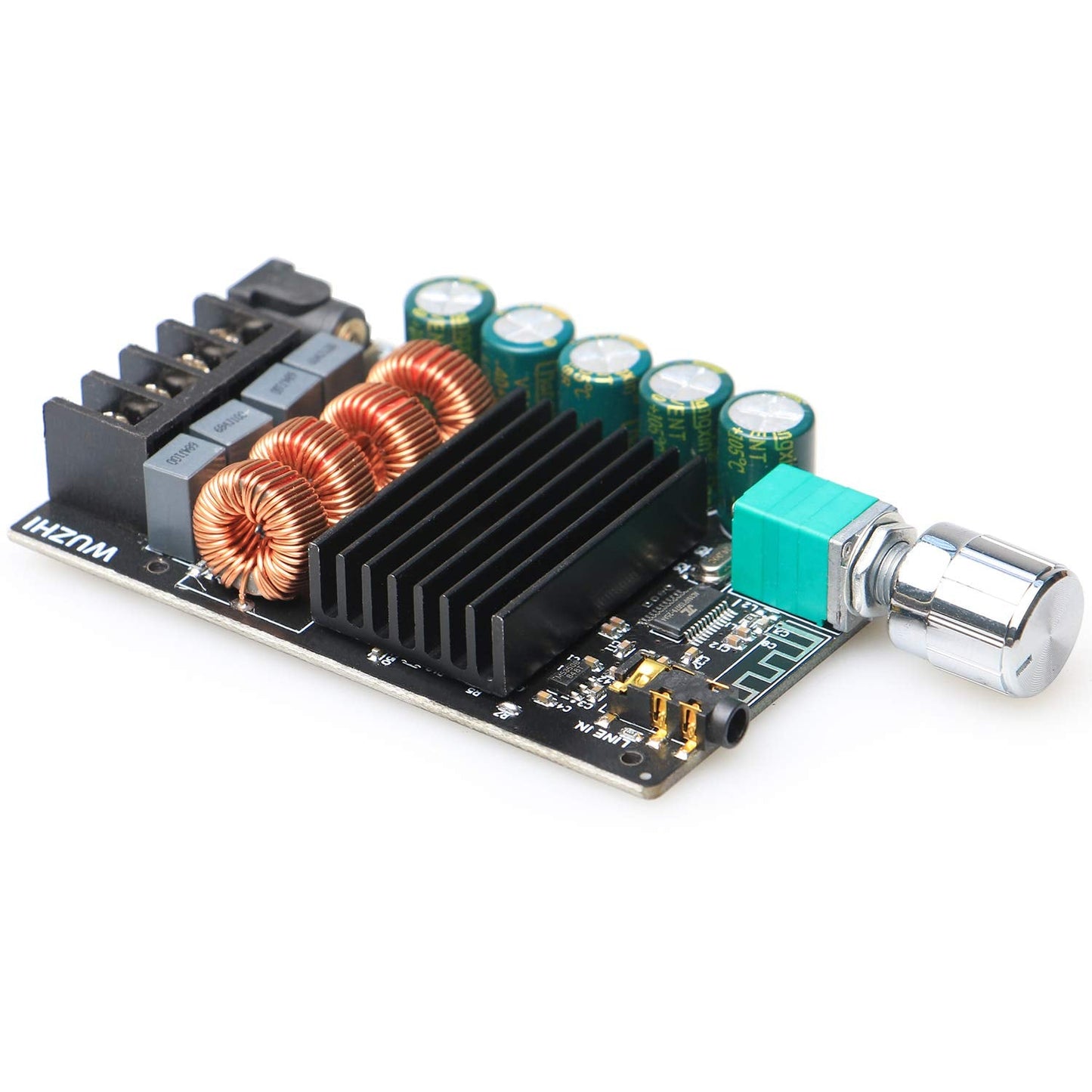 ZK-1002 Bluetooth Amplifier Board with TPA3116D2 Chip - Bluetooth and AUX Input, DC: 5-24V
