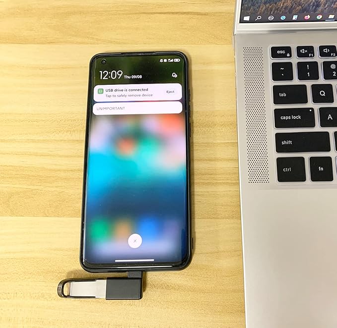 USB C to USB 3.0 Adapter 90 Degree (3 Pack), USB-A 3.0 Female to USB-C 3.1 Male Right Angle OTG Adapter Compatible with MacBook Pro, iPhone 17/16/15, iPad, Samsung Galaxy, Type-C Phones, Laptops