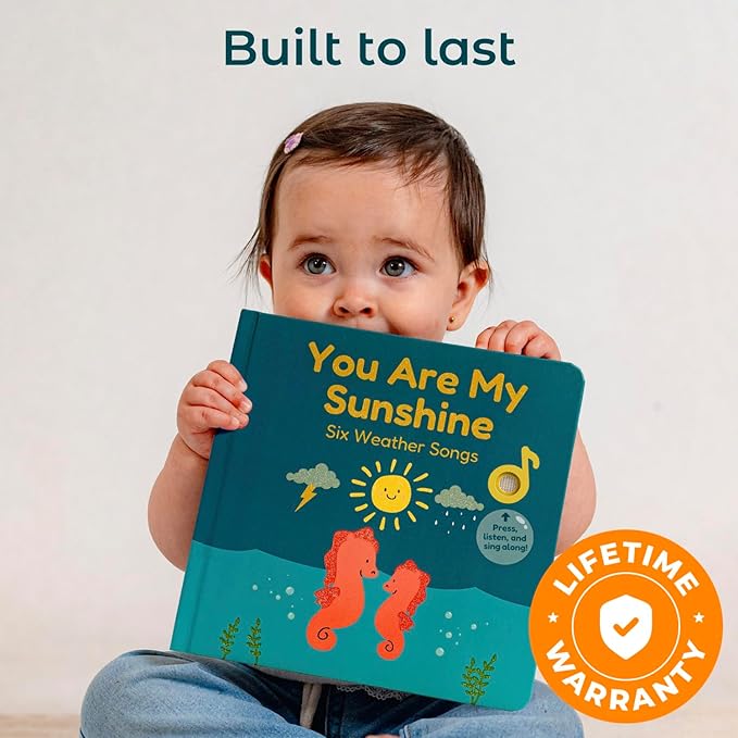 Cali's Books You are My Sunshine Nursery Rhymes | Interactive Sound Book | Musical Toys for Toddlers 1-3 | Sound Book for Babies and Toddlers | Interactive Baby Learning Toy.