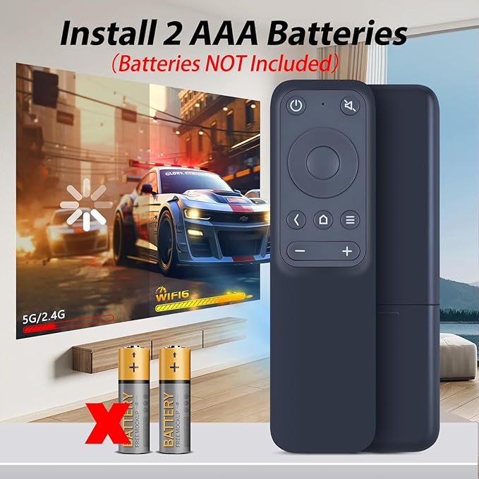 VA-LT003 WDZP New Remote Control Replacement for VAVA 4K VA-LT002 UST Laser Projector (Black)