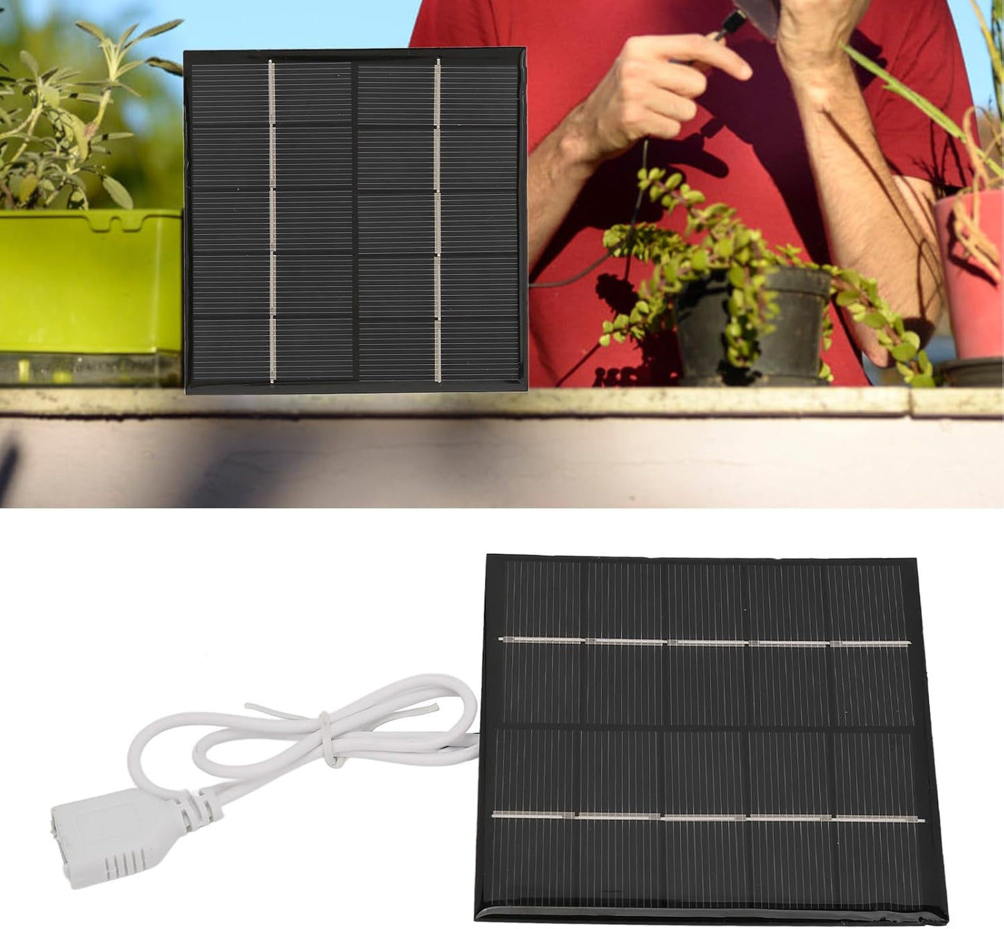 Mini USB Solar Panel Portable Polycrystalline Charger for Mobile Phone and Outdoor 1.2W 5V
