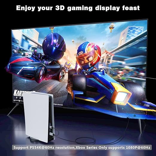 Active HDMI to DisplayPort Cable,（4K@60Hz,1080P@120Hz） 3FT Uni-Directional HDMI (Source) to DP (Display) Braided Cord Compatible with PC,Laptop,AMD,NVIDIA,PS5,Xbox
