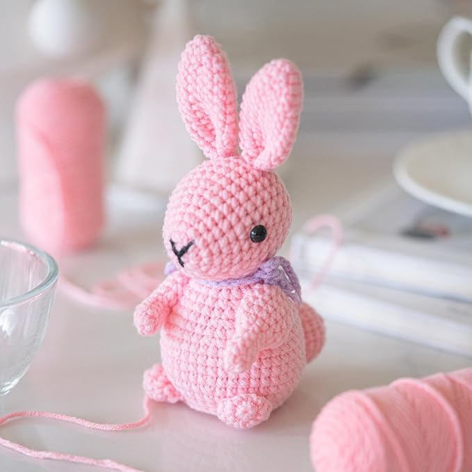 Wizardi Amigurumi DIY Crochet Kit - Rabbits F07N8-M172