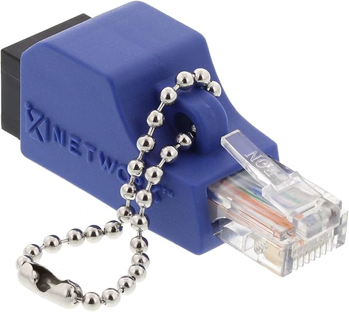 Networx Gigabit Ethernet Crossover Adapter - RJ45 Male to Female - Converts Patch Cable to Crossover for Peer-to-Peer and Switch Uplinks
