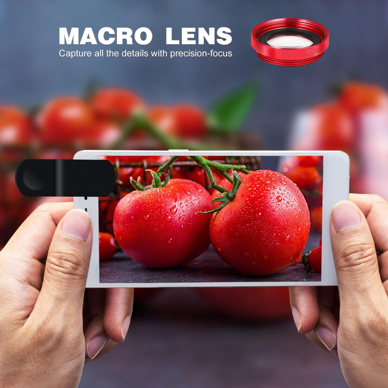External Lens for Mobile Phone 3-in-1 Fisheye Macro Wide Angle Lens with Clip for iPhone and Smartphones