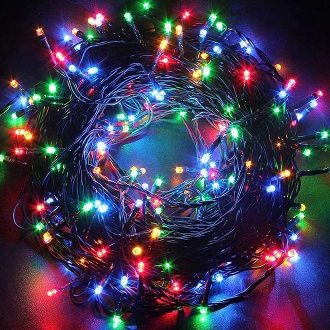 Twinkle Star 200 LED 66 FT Multicolor Christmas Lights, Christmas Tree Light with 8 Modes Waterproof, Indoor and Outdoor, House Garden Wedding Party Decoration, Multicolor