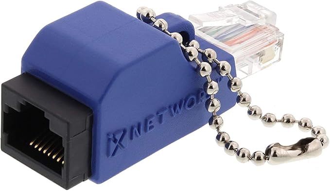 Networx Console Rollover Adapter - RJ45 Serial Management Tool - Connects Laptop to Network Switch Console Ports - Yost Serial Standard