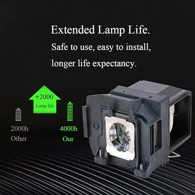 YOSUN V13h010l85 Projector Lamp for Epson-ELPLP85 PowerLite Home Cinema 3500 3100 3000 3600e 3700 3900 3800 EH-TW6700 EH-TW6600W EH-TW6600 Replacement Projector Bulb