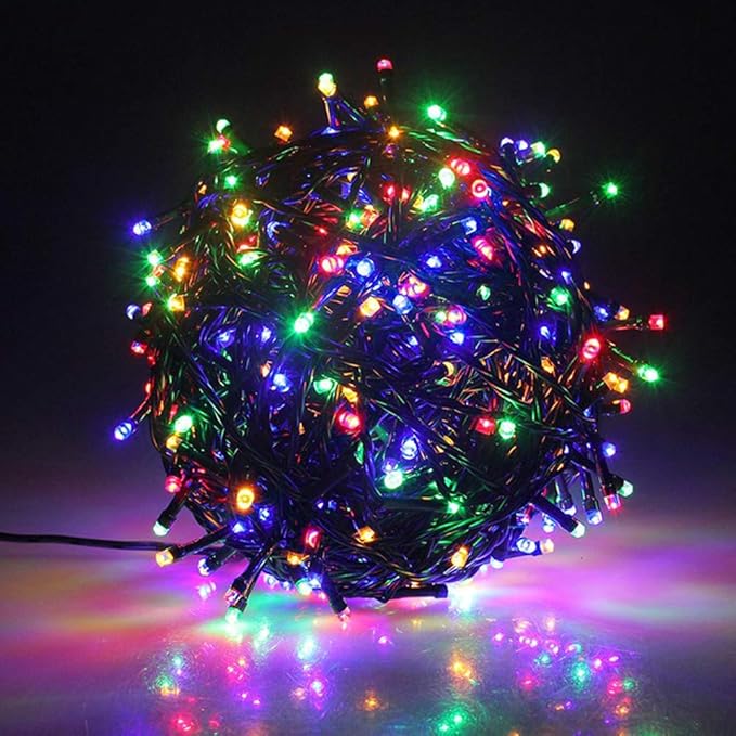 Twinkle Star 200 LED 66 FT Multicolor Christmas Lights, Christmas Tree Light with 8 Modes Waterproof, Indoor and Outdoor, House Garden Wedding Party Decoration, Multicolor