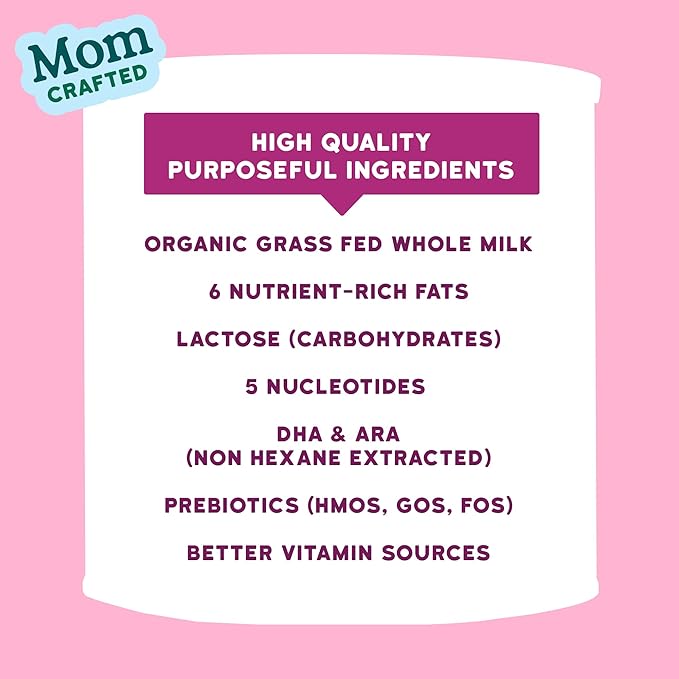 Serenity Kids 12-36 Months A2 Whole Milk Toddler Formula Powder - Organic Grass-Fed Milk Powder with Prebiotics & DHA & ARA for Brain & Eye Support - Clean Label Purity Award Certified - 21 Oz, 1 Pack