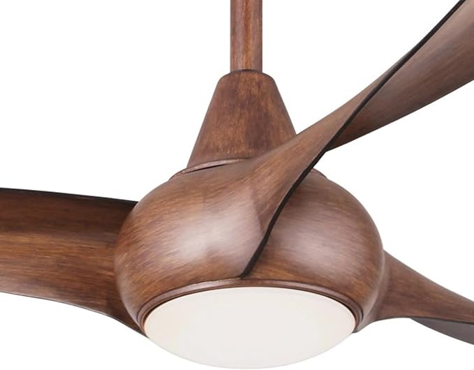 Minka-Aire F844-DK Light Wave 52" Ceiling Fan with LED Light and Remote, Distressed Koa