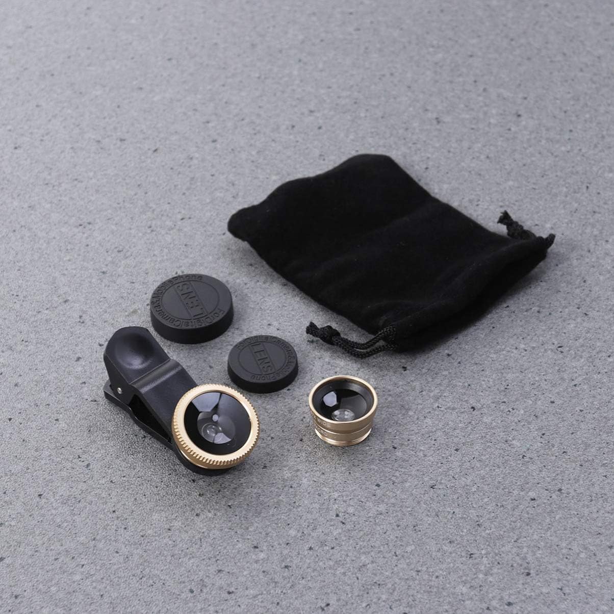 Portable Fish Kit and Mobile Accessories Macro On Camera, Universal Clip-on Lens for Phones, Wide Lens for Smartphones