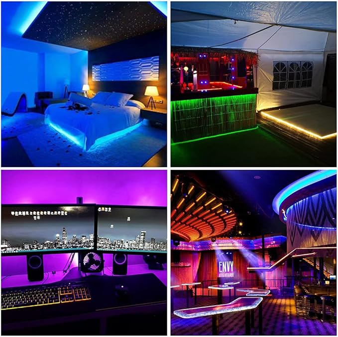 BTF-LIGHTING WS2812B RGB ECO LED Strip, Chasing Effects 5050SMD Individually Addressable 16.4FT 60Pixels/m 300Pixels Flexible Dream Color IP65 for Bedroom DIY Projects DC5V(No Adapter or Controller)