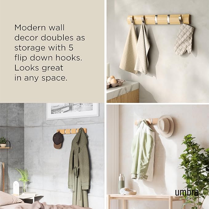 Umbra Flip 5 Wall Mounted Hook