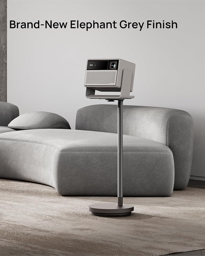 XGIMI Floor Stand Ultra for HORIZON 20 Series(Elephant Grey), Projector Stand Fits in Home Decor, Solid Base, Support up to 10 kg, Hidden Storage, Made from Aerospace-Grade Aluminum Alloy