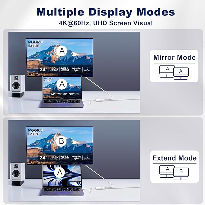 Lightning and USB-C to HDMI Adapter for iPhone to TV, MFi Certified 4K@60Hz Type C to HDMI Adapter with 100W Fast Charge, Lightning to Digital AV adapter for iphone 17/16/15/iPad to TV/Projector