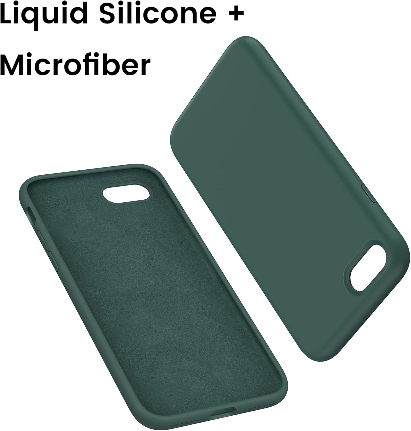 iPhone 7 Plus / 8 Plus Case - Premium Real Liquid Silicone Stain-Resistant Heavy Duty Shockproof Slim Cover (5.5-inch