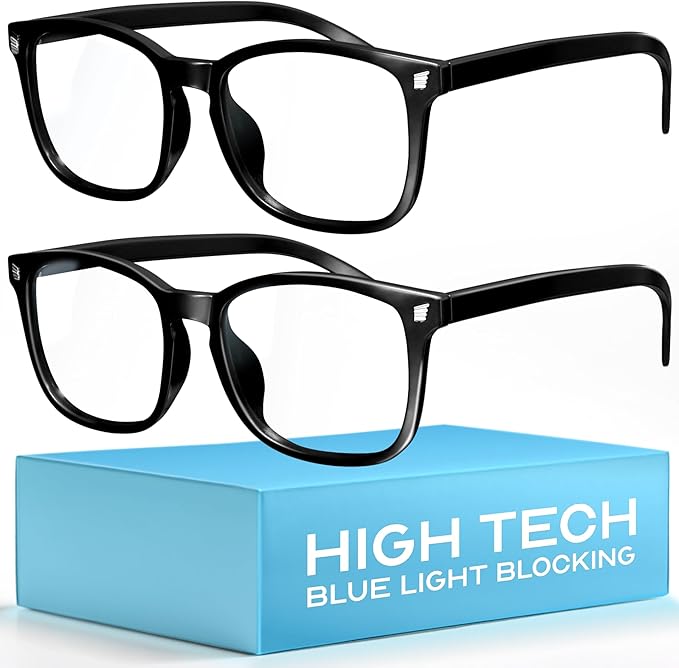 livho High Tech Blue Light Glasses - Advanced Blue Light Blocking Computer Glasses - Screen Fatigue & UV Protection