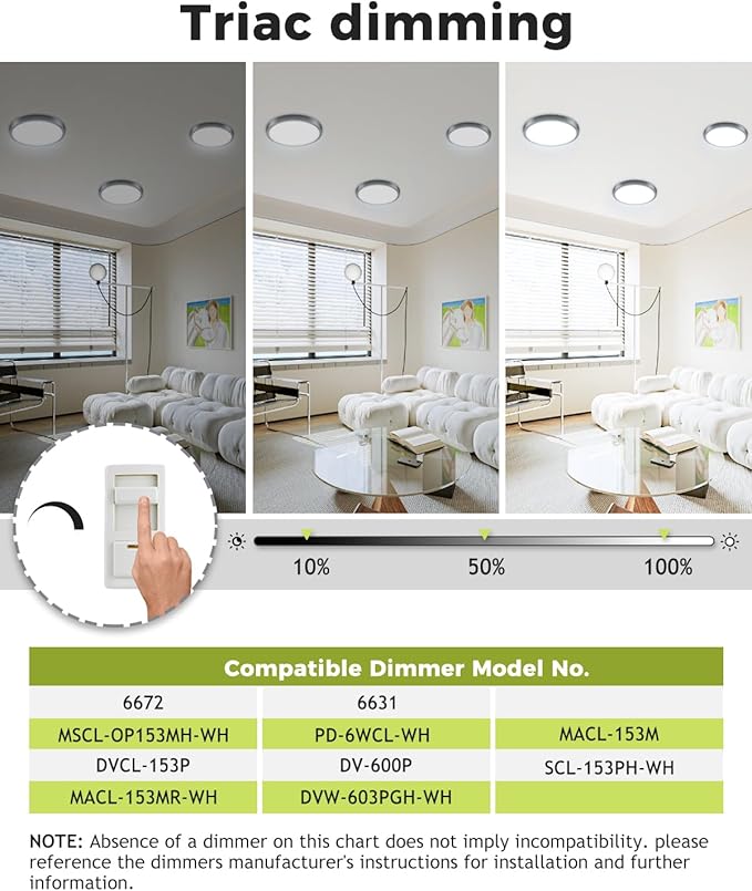 hepside 1Pack Dimmable Flush Mount Ceiling Light Fixture Black, 3CCT Selectable 3000/4000/6500K Ceiling Lamp, 7.5INCH 15W 1500LM Low Profile Light for Bedroom, Kitchen, Bathroom, Hallway