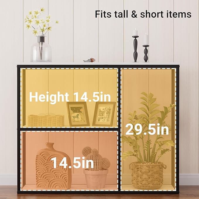 WOHOMO Console Table, 12 Inch Narrow Entryway Table for Living Room, 31.5 Inch Modern Industrial Sofa Table with 3-Tier Storage Shelves for Corridor, Hallway, White Marble