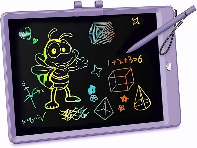 KOKODI 10 Inch LCD Writing Tablet, Purple Drawing Boards for Kids(Purple)