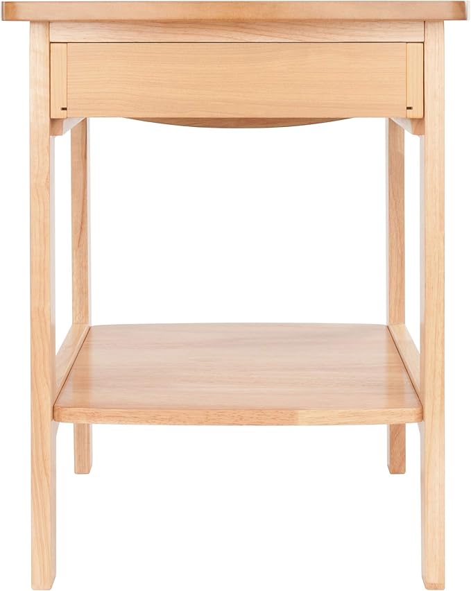 Winsome 82218 Wood Claire Accent Table, Natural 18 inches