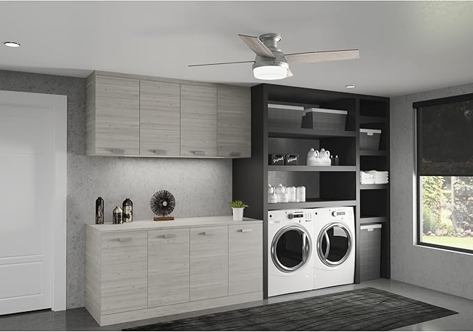 Hunter 51736 Dempsey Ceiling Fan 52 inches Matte Silver