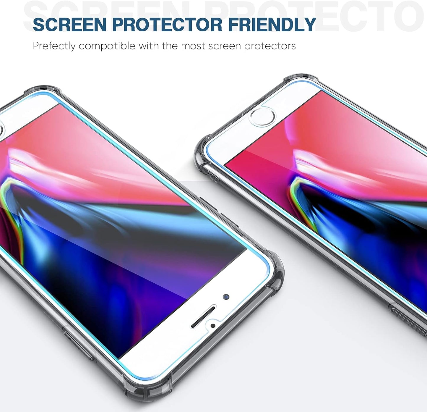 ORIbox Case Compatible with iPhone 7 Plus and 8 Plus, Shockproof Protection with 4 Corners